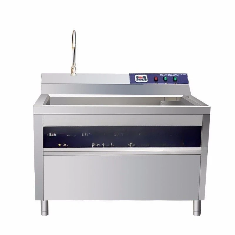 Large automatic ultrasonic vegetable washing machine commercial hotel hotel bubble ozone and vegetable washing meat machine