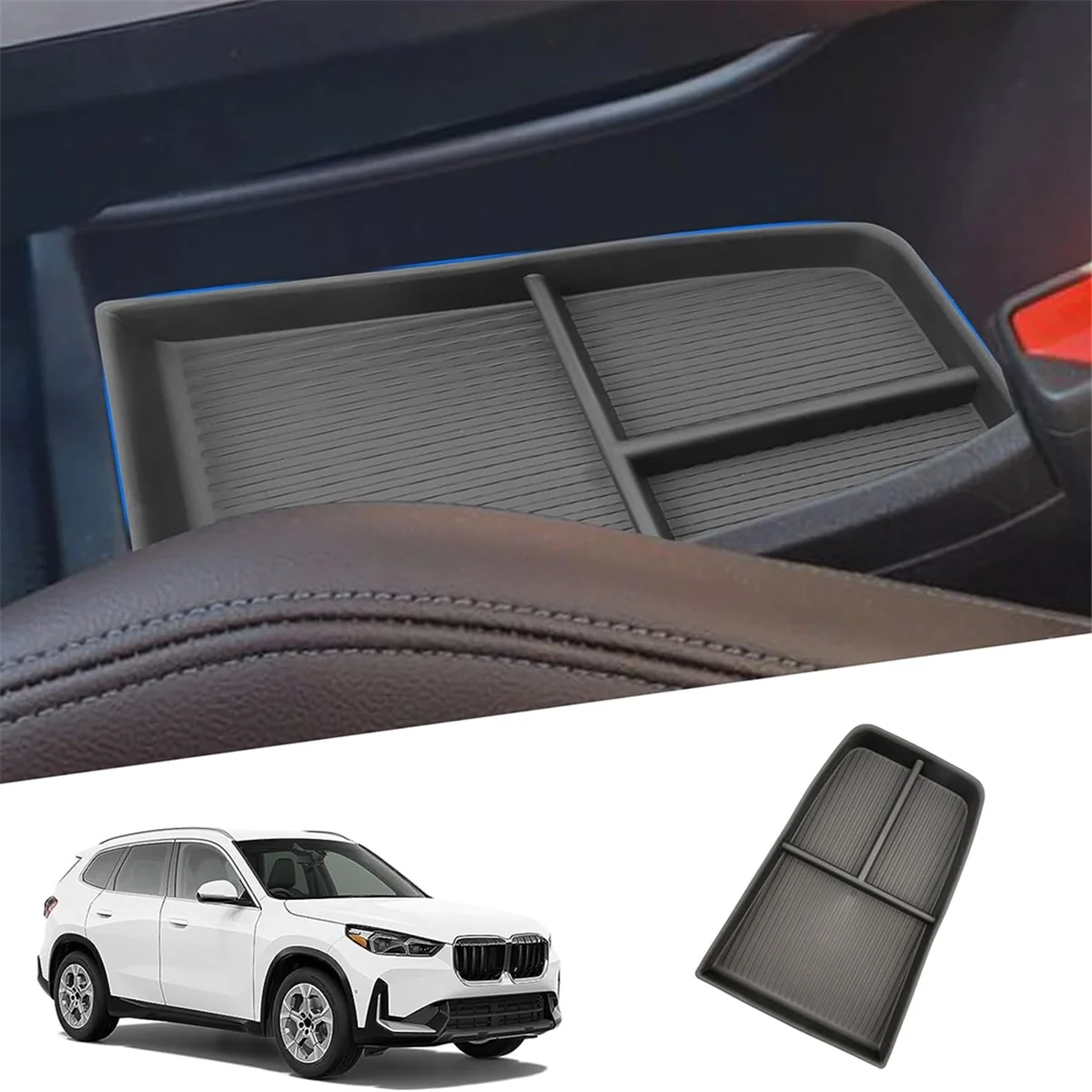 Center Console Organizer Box for X1 U11 2023 2024 , Center Armrest Phone Insert Storage Box Tray Accessories