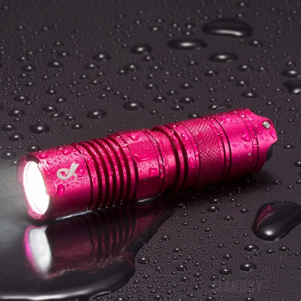 NEW NITECORE P05 18350 CR123 CREE XML2 U2 LED Law Enforcement Military Hand Lamp Precise Flashlight MINI Self-Defense Pink Black