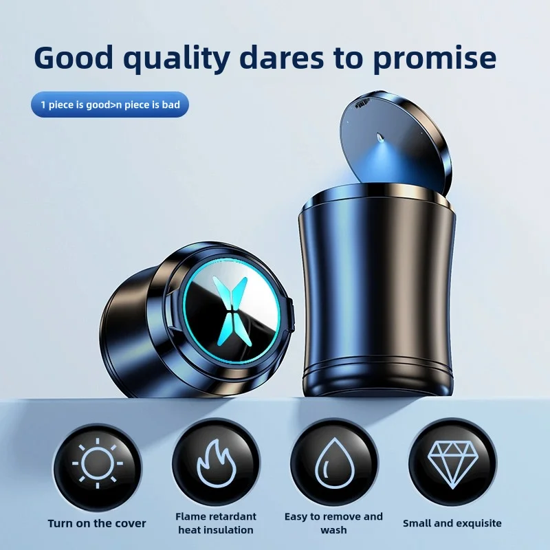 

For Xpeng G9/G6/P7/P7i car ashtray with personalized lights anti-dust waterproof automotive supplies