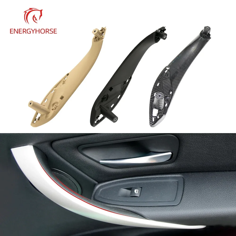 4PCS Interior Left Right Door Handle Cover Panel Set For BMW 3 4 Series F30 F31 F32 F33 F34 F35 F36 2013-2018 51417279312