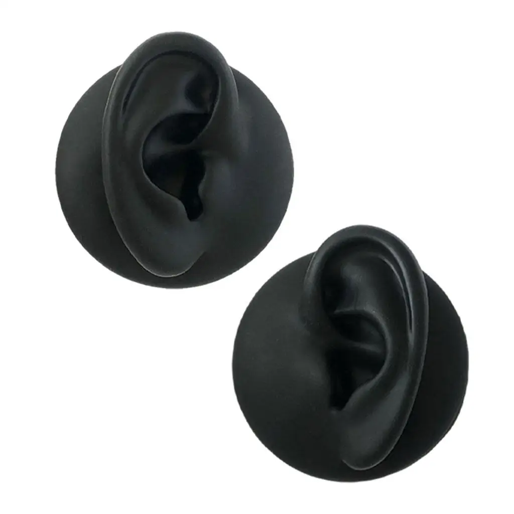 Simulation Ear Model Silicone Flexible Reusable Hearing Supplies Soft Smooth