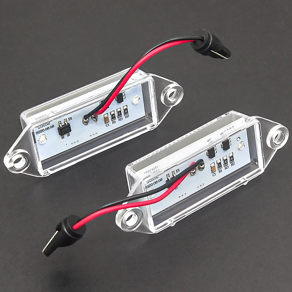 WF-2Pcs LED License Number Plate Light For Mitsubishi 2003-2017 Lancer & 2007-2016 Evo Evolution X Tail Tag Lamps - view 6