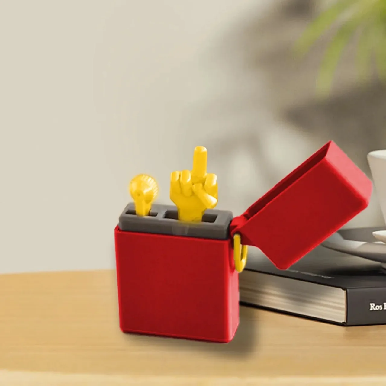 

Middle Finger Lighter Model Simulation 3D Printed Middle Finger Lighter Toy April Fool's Day Prank Toy Gift (not A Real Lighter)