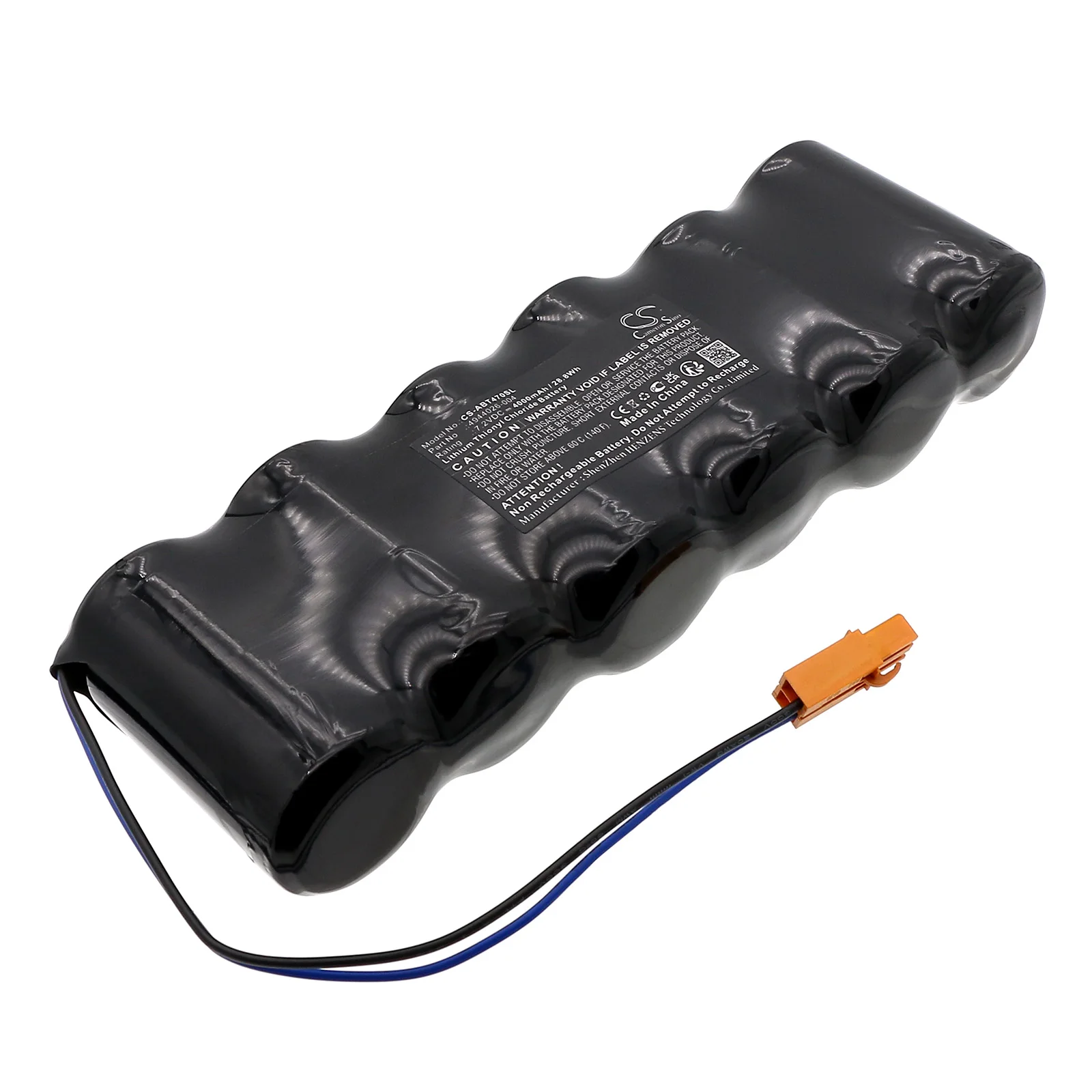 Battery for ABB 001-4944026-4/S,3HAB9307-1,3HAB9999-2,6 KRMT 33/62,6 VTD 70,6VTD 70,6V PN:4944026-004 (4000mAh/7.2V