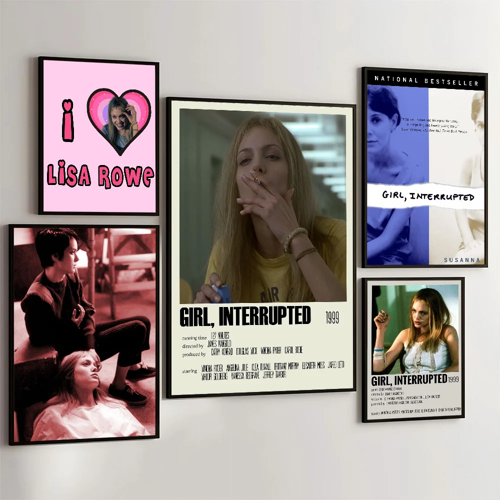 ملصق فني متقطع للفتيات ، ملصقات لاصقة للأفلام ، ملصق ورق كرافت كلاسيكي ، لوحة جدارية ذاتية الصنع ، غرفة ، بار ، مقهى ، جمالي ، 1 * #1