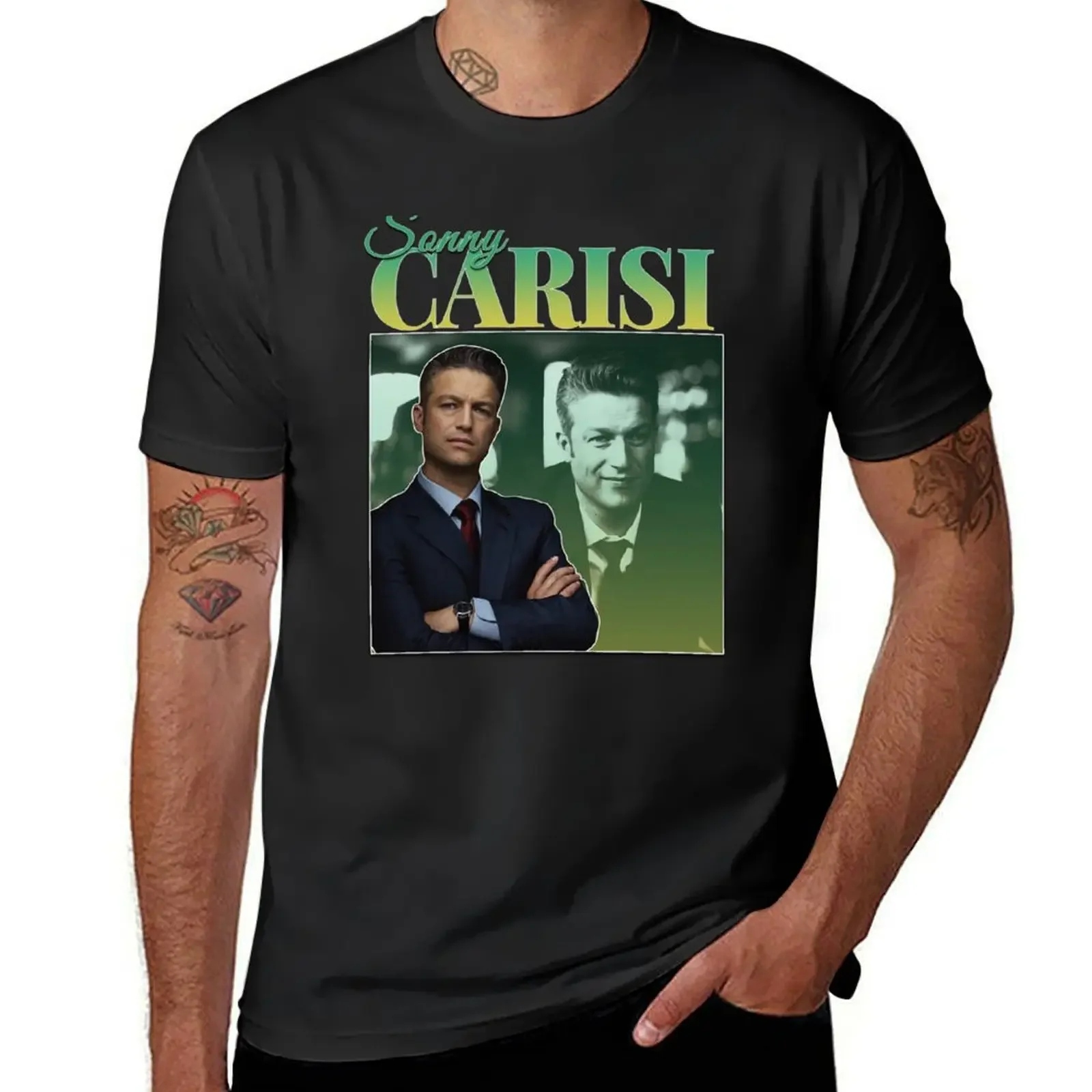 

Sonny Carisi 90s Inspired Vintage Homage T-Shirt customizeds designer shirts mens graphic t-shirts