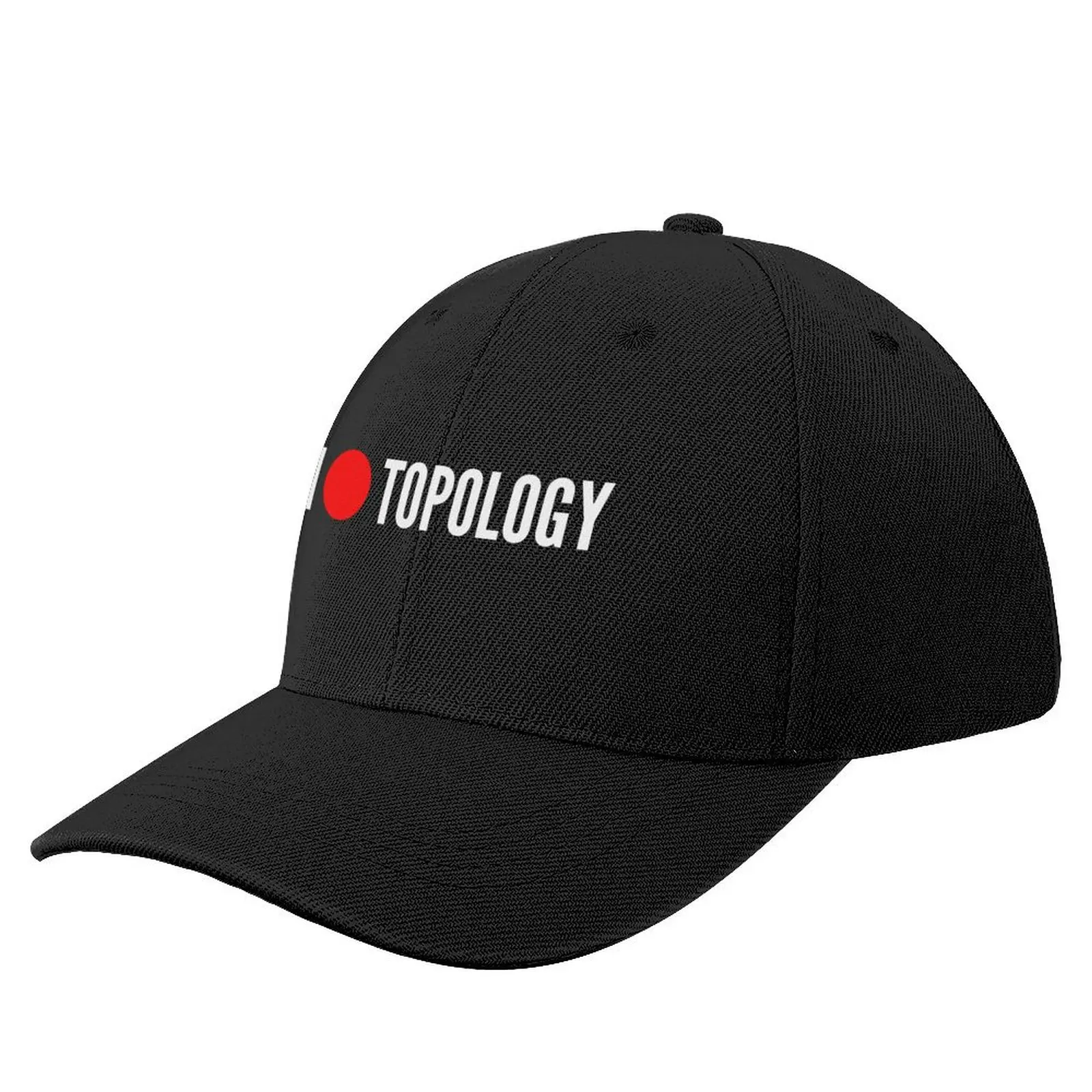 I love topology math geek joke - black oneline Baseball Cap summer hat Golf Trucker Hat Luxury Woman Men's