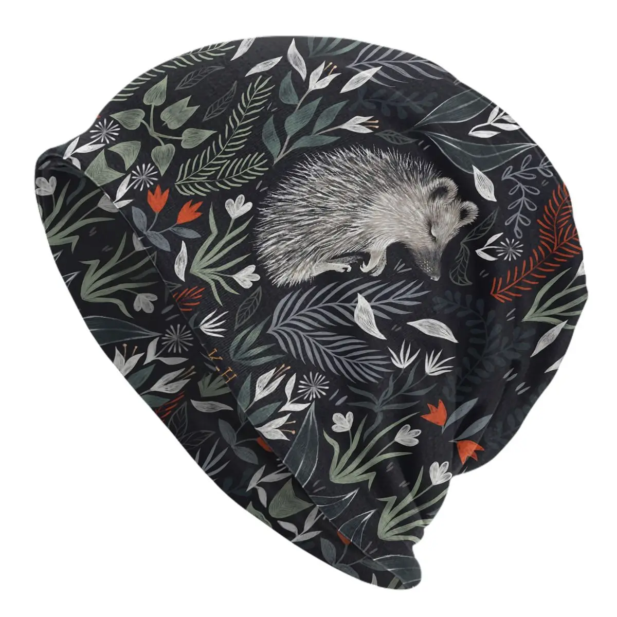 Animal Skullies Beanies Caps Sleeping Hedgehog Thin Hat Bonnet Hats Men Street Ski Cap