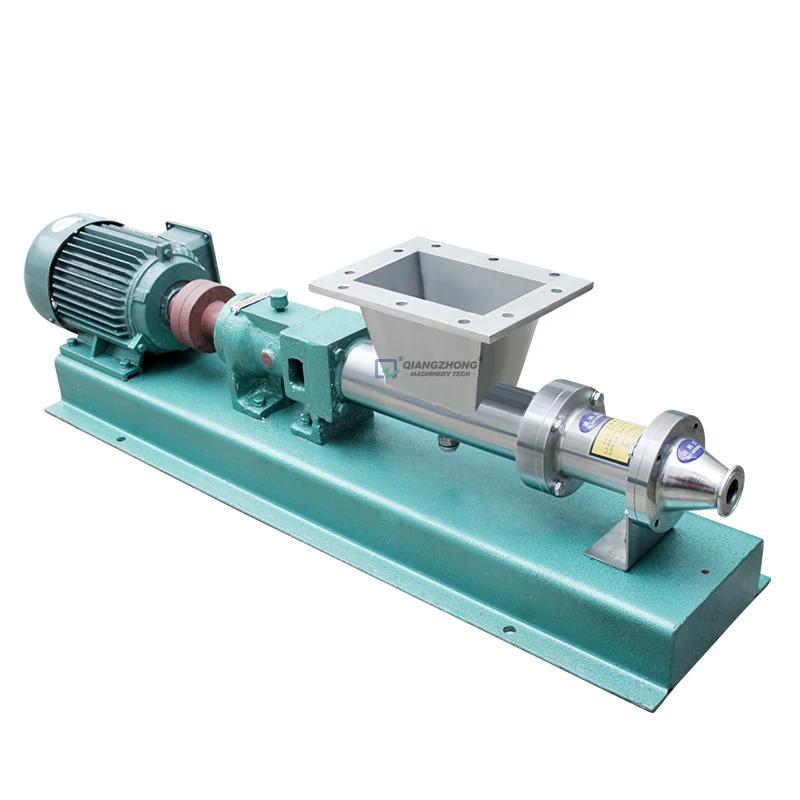 Small Electric Helical Mono Screw Pump with Hopper Ce Price Pump High Viscosity Pump Cement Sprayer Machine 1 Years 1.5kw - 37kw