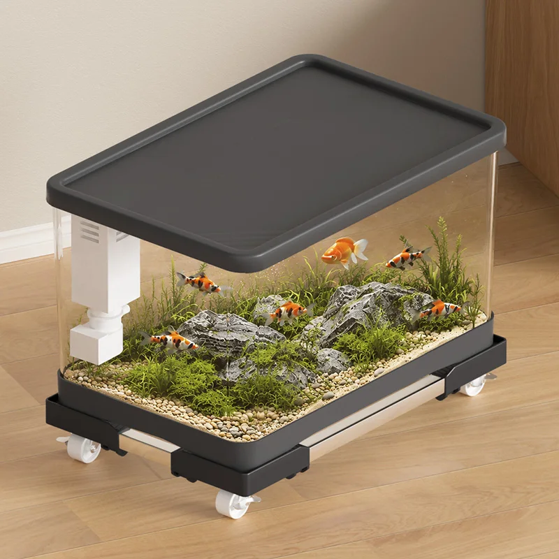 Aquarium Riser Stand on Wheels for Terrarium Reptile Tank Mobile Heavy Duty Raised Living Room Riser
