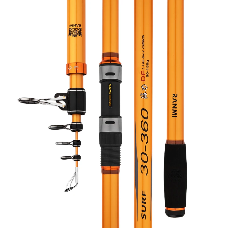 RYOBI-Telescopic Fishing Rod, Long Section Throwing Rod, Ultra Hard,Carbon,Sea Fishing Rod