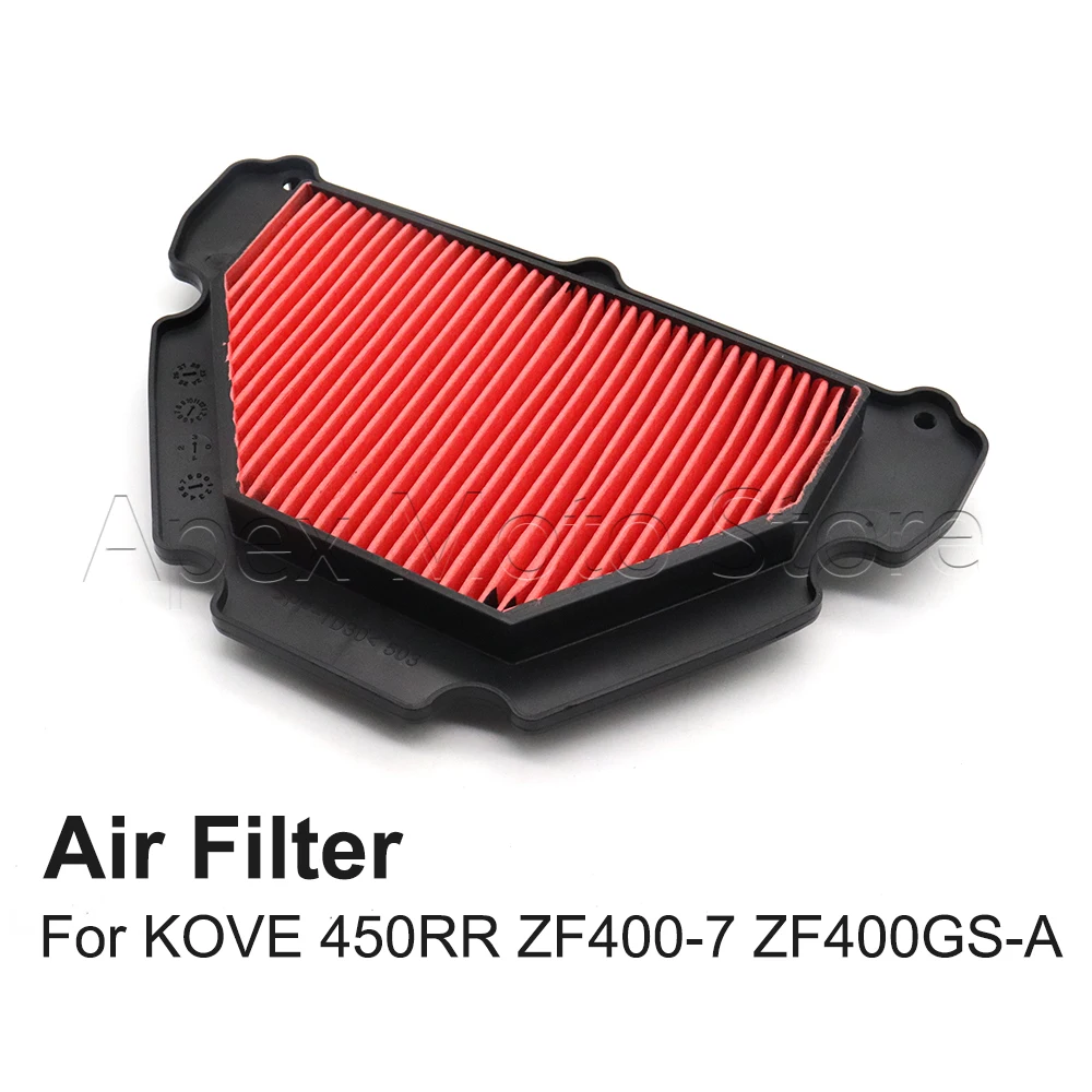 Motorcycle Accessories Air Filter Intake Cleaner For KOVE 450RR ZF400-7 ZF400GS-A 450 RR ZF400 7 ZF400GS A