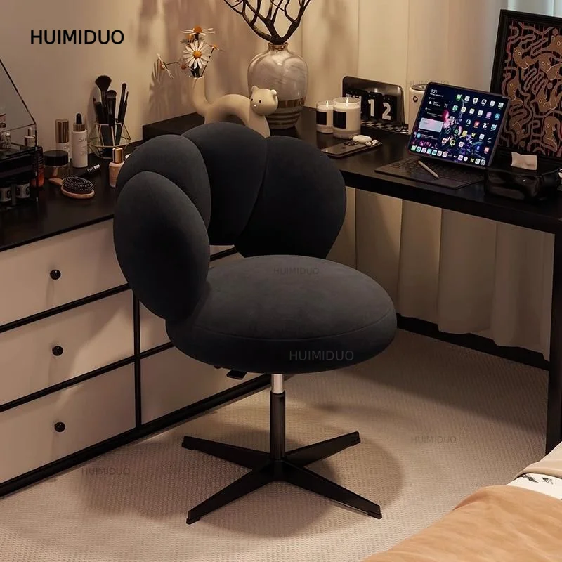 Comfortable Computer Chair with Backrest for Extended Sitting, Makeup Chair for Home Use, and Bedroom for Women.