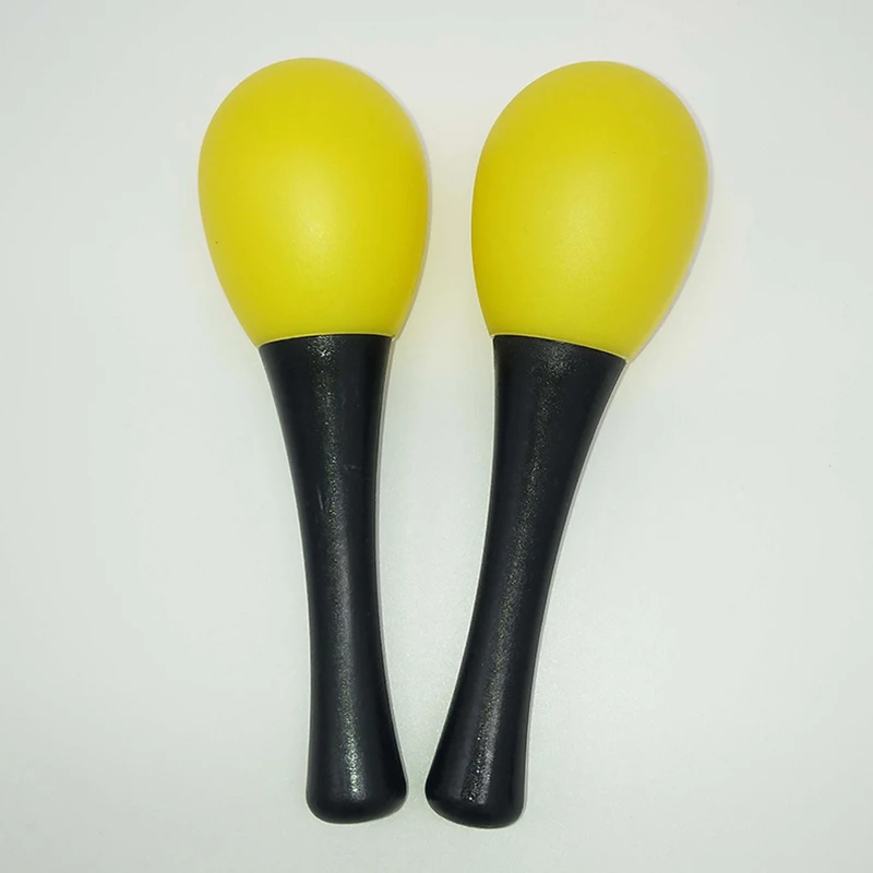 Plastic maracas Orff instrument players hold plastic maracas Toddlers Early education Children grasp egg maracas