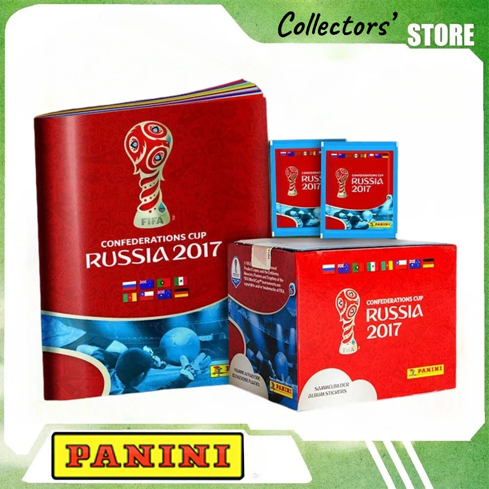 PANINI 2017 International Football Collector Stickers Vintage Overseas Imported Unopened Rare Holographic Foil Adhesive Gift