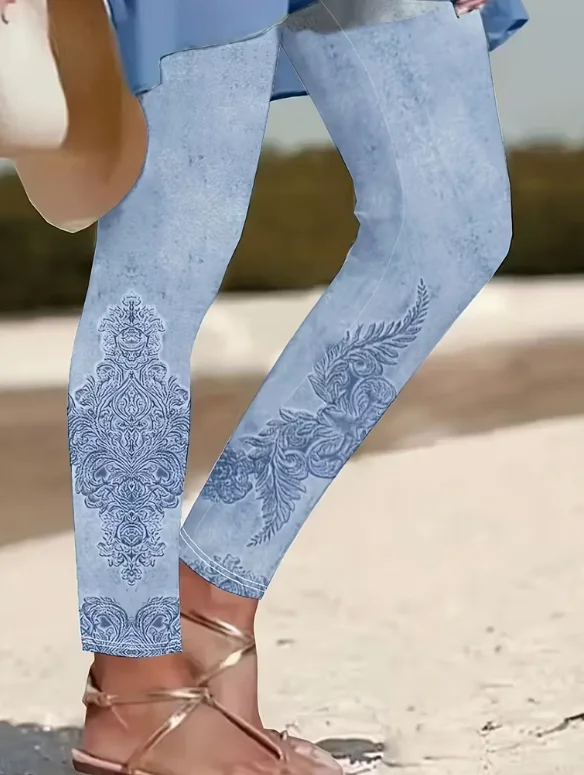 

Women's 3D Print Leggings Stretchy Workout Leggings Slim Tights Sexy Yoga Pants Trendy Cool Trousers Fashion