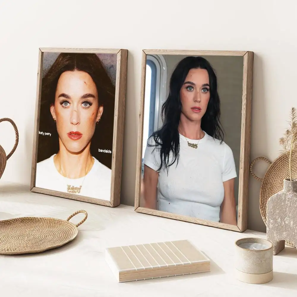 ملصق لوحات زخرفية لملصقات Singer K-Katy P-Perry مناسبة لغرف المعيشة وغرف النوم والمكاتب والحانات #3