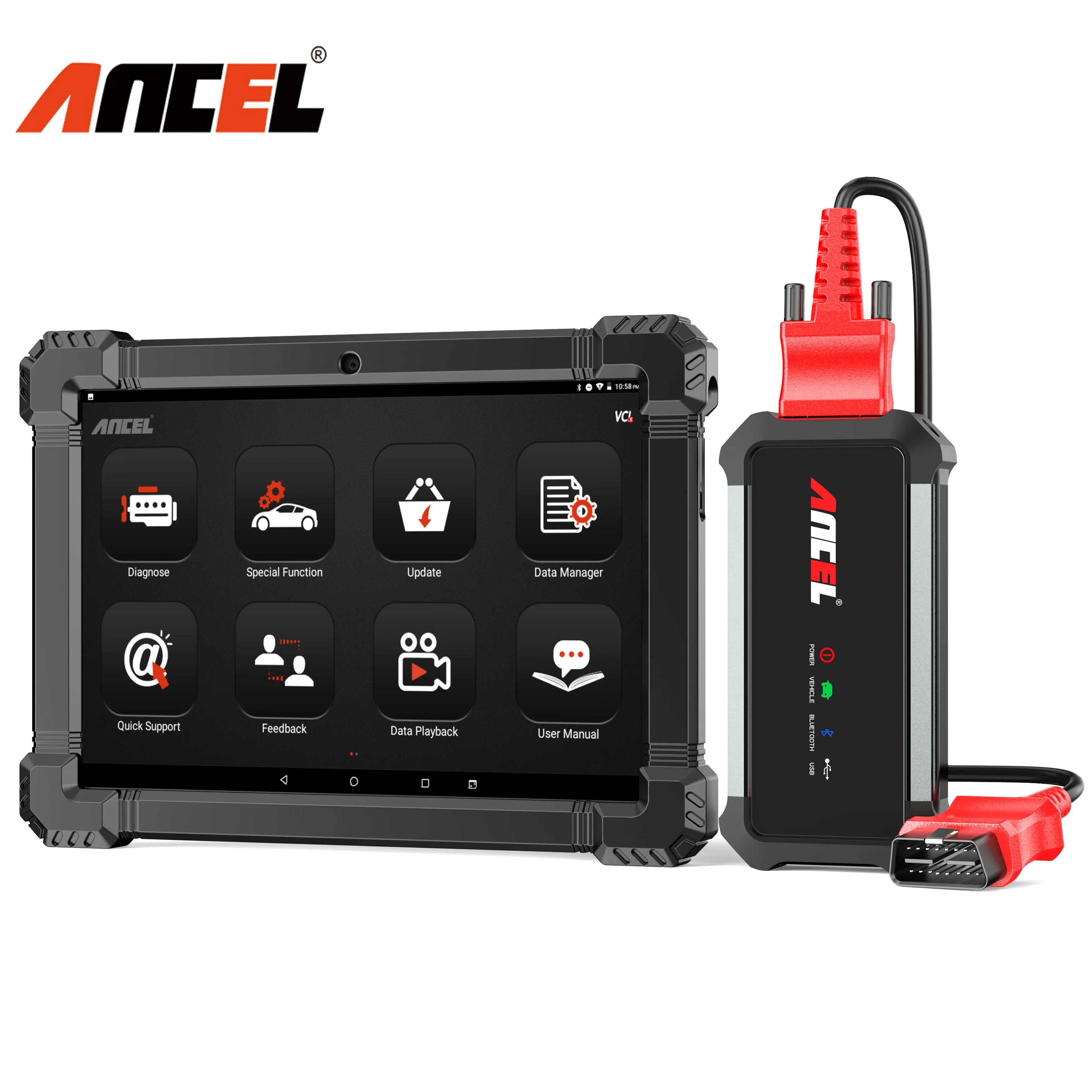 

ANCEL X7 OBD II Professional Diagnostic Automotive Full System Scaner BMS EPB ABS Oil Reset ECU Coding Auto Car Diagnostic Tool