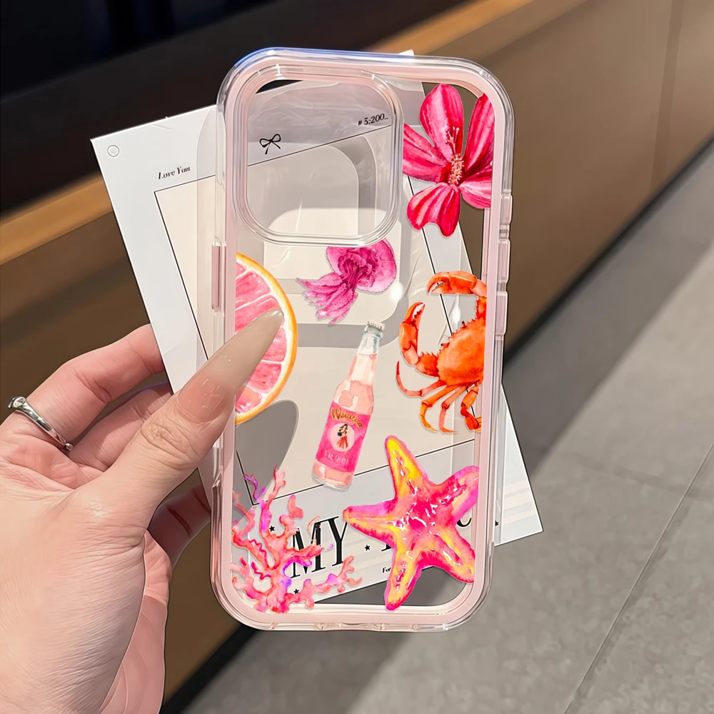 Samsung Galaxy S25 - サマービーチトロピカル柄スマホケース サムスンギャラクシー S26 S25 S24 S23