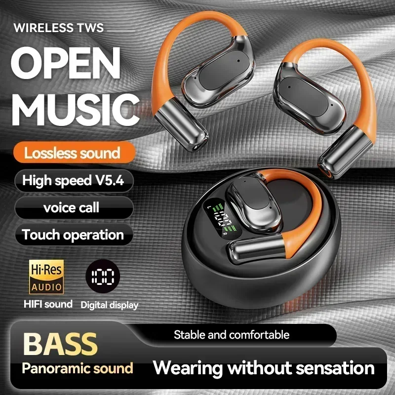 forM113 OWS Open Translation Bluetooth Headset Ultra Long Life Hanging Ear Wireless Bluetooth Headset Aluminium Gold Sport Style