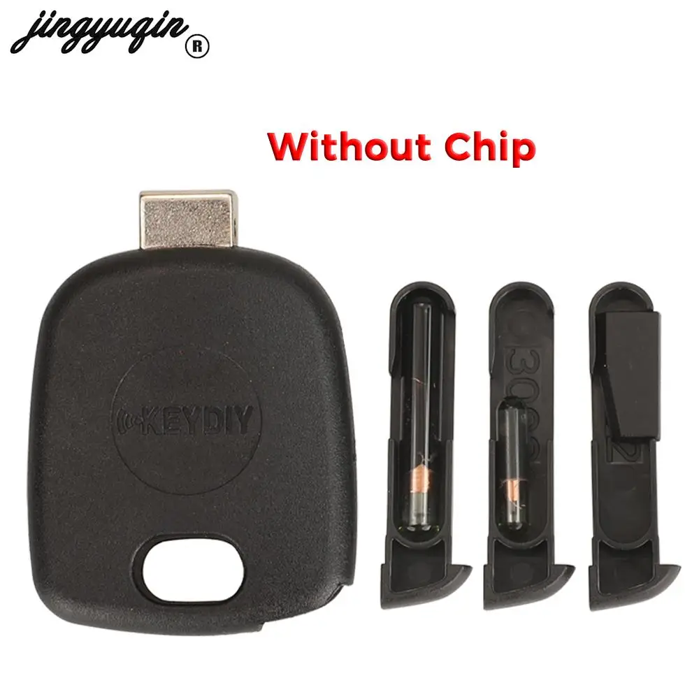 jingyuqin KEYDIY Universal Transponder Car Key Shell For Center Groove Blade KD/VVDI Blades Head With Chip Holder Key Housing