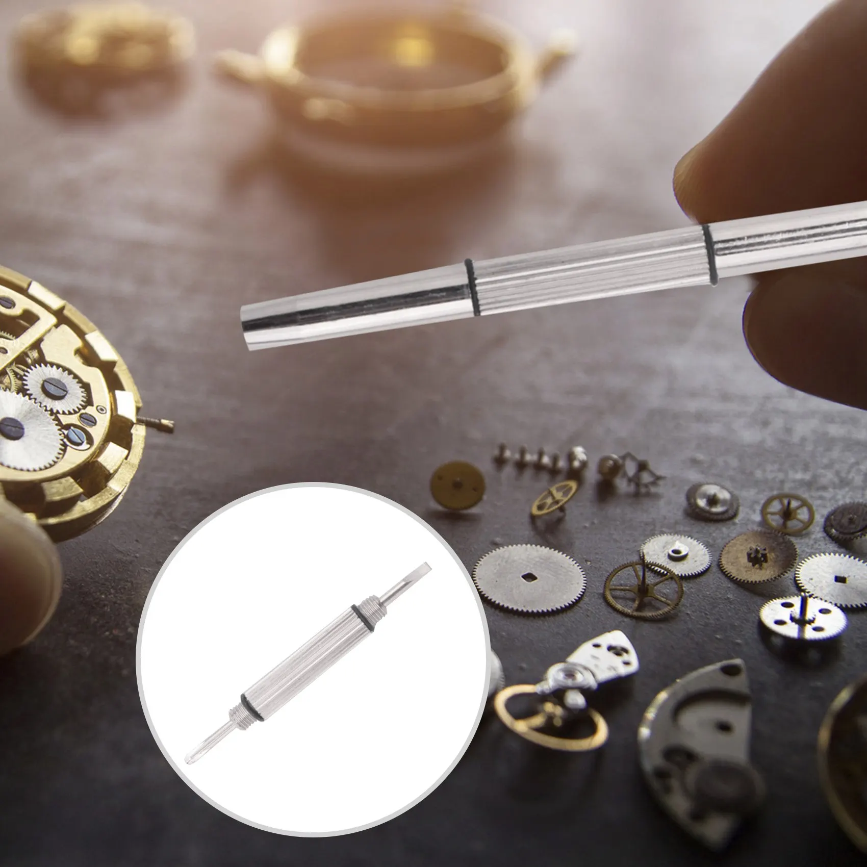 พวงกุญแจไขควงอัลลอยด์ขนาดเล็ก3in1เครื่องมือซ่อมแว่นตา