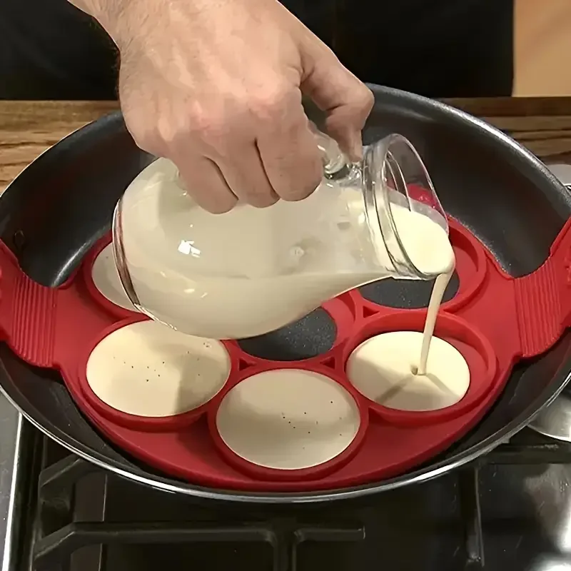 Cooking Silicone Mold 7 Identical Eggs Every Time 3 Shape Options Available Perfect for Meal Prep&Family for Everyone in Minutes