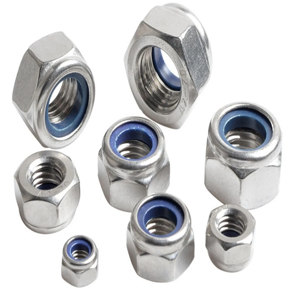 

stainless lock nuts lock nut finish nylon insert lock nut
