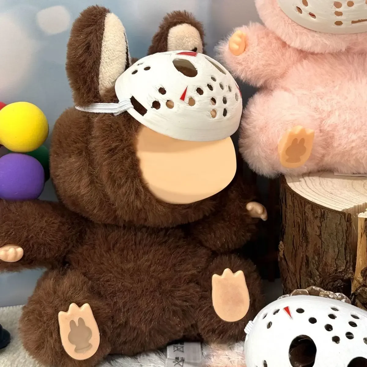 For Labubu clothes clothes Mask Doll Accessories DIY Creative Gifts ForV1V2V3V4 ghost Scary Mask Halloween Decoration toy gift