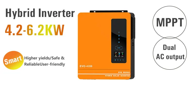 

Dual Pv Input & Output off Grid Hybrid Solar Generator Inverter for Sale