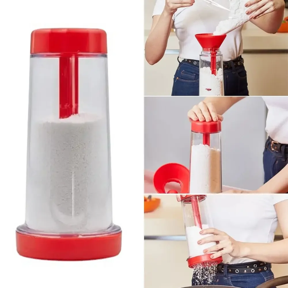 

Convenient Semi-automatic Kitchen Supplies Household Flour Sieve Rotary Flour Sieve Baking Utensils Flour Mixer