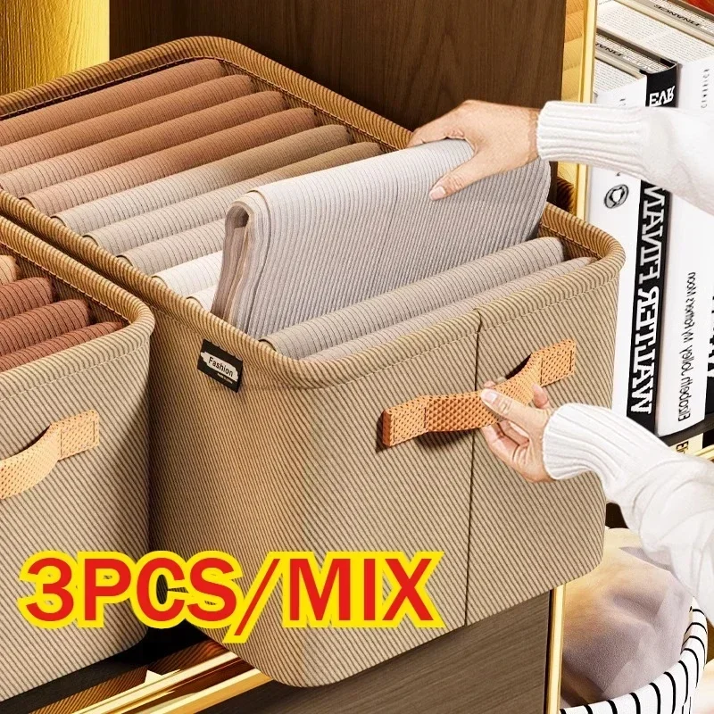Thicken Clothes Organizer Pants Sweater Storage Cabinets Drawers Organizer Jeans Storage Box Wardrobe Clothes Storage Organizers