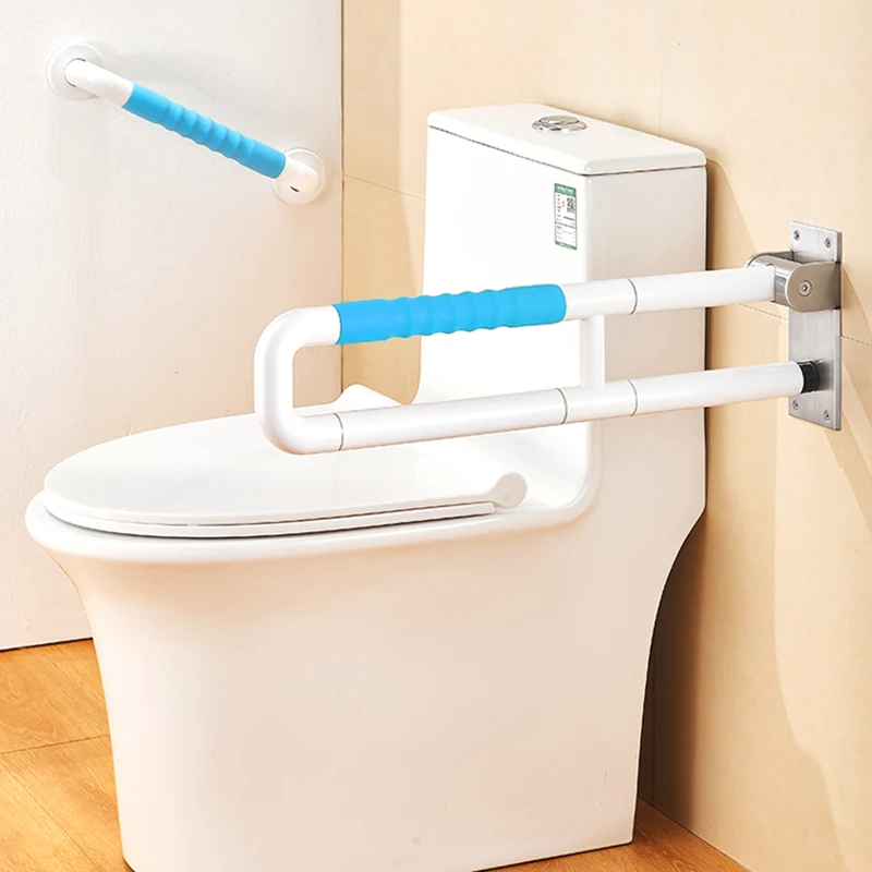 Adults Modern Toilet Grab Bars Suction Stairs Support Handrail Grab Bars Sticky Pressure Suporte Para Banheiro Home Accessories