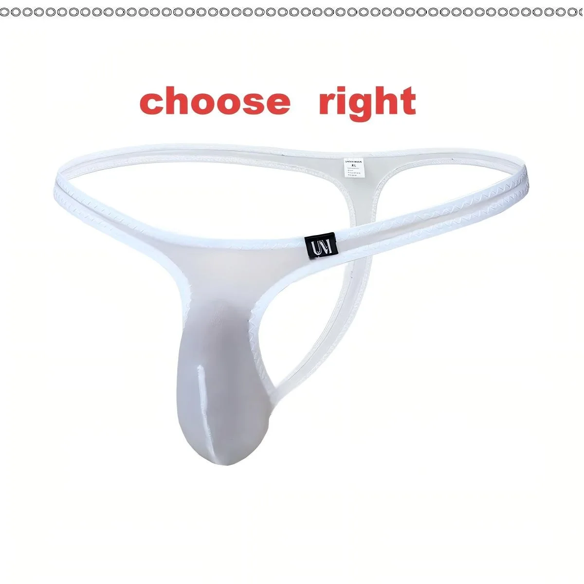 الرجال منخفضة الخصر منحني الحرير الجليد بلون ثونغ نمط جديد الصاعد g-سلسلة القضيب الحقيبة سيور للرجال