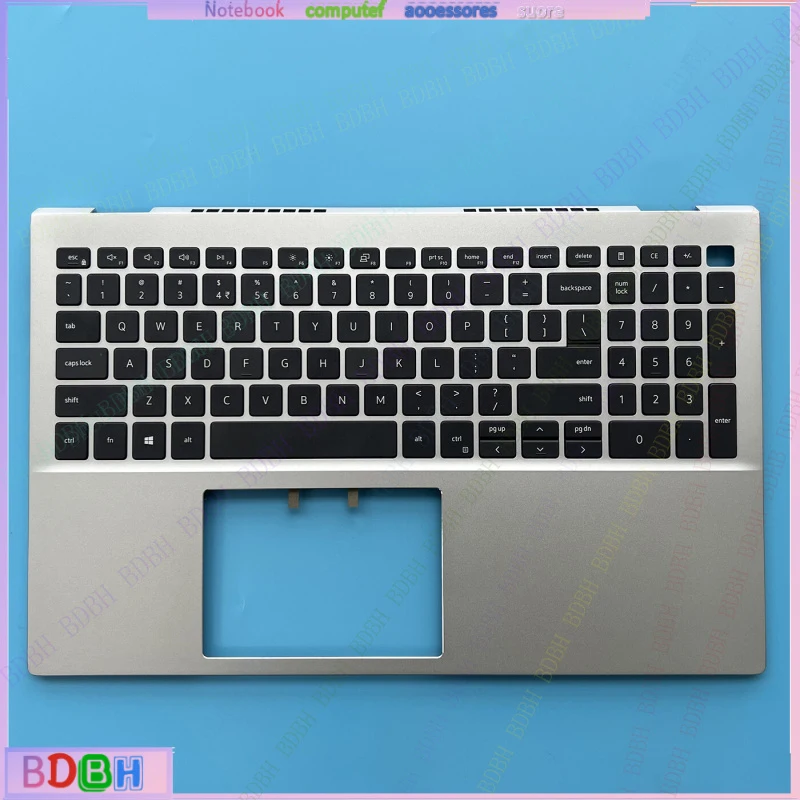 New For Dell Inspiron 15 5501 Palmrest Non-Backlit Keyboard Upper Case 06XCC3