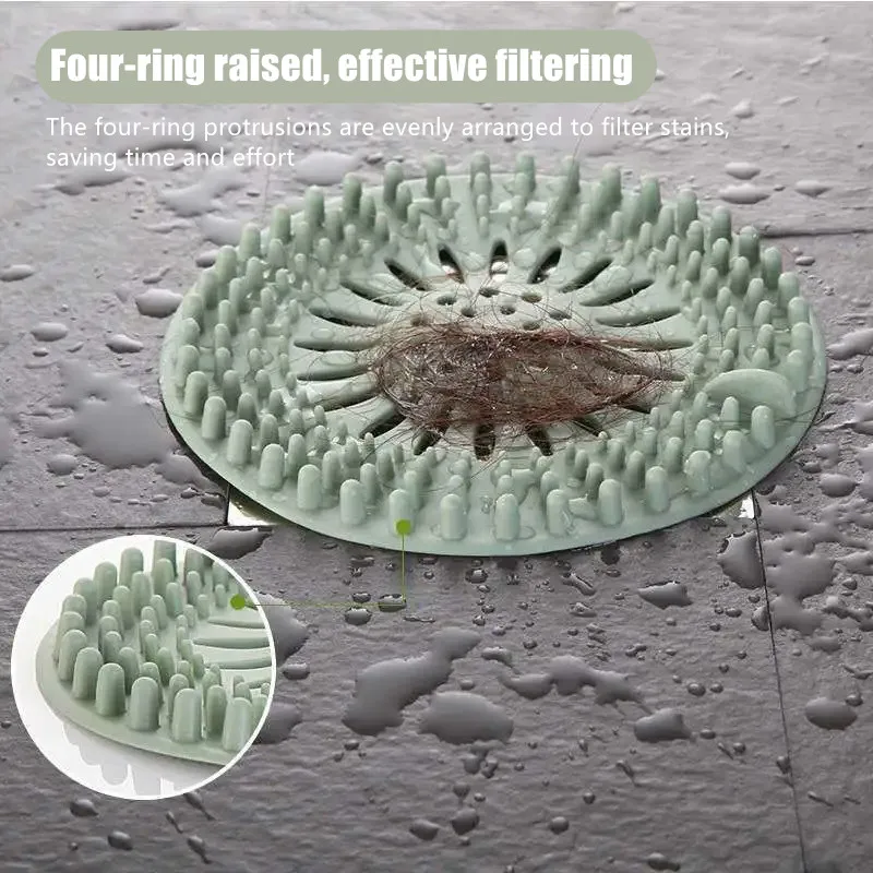 Household Kitchen Sink Filter Shower Drain Hair Catcher Stopper Bathroom Floor Drain Cover Universal Anti-clogging Sink Strainer