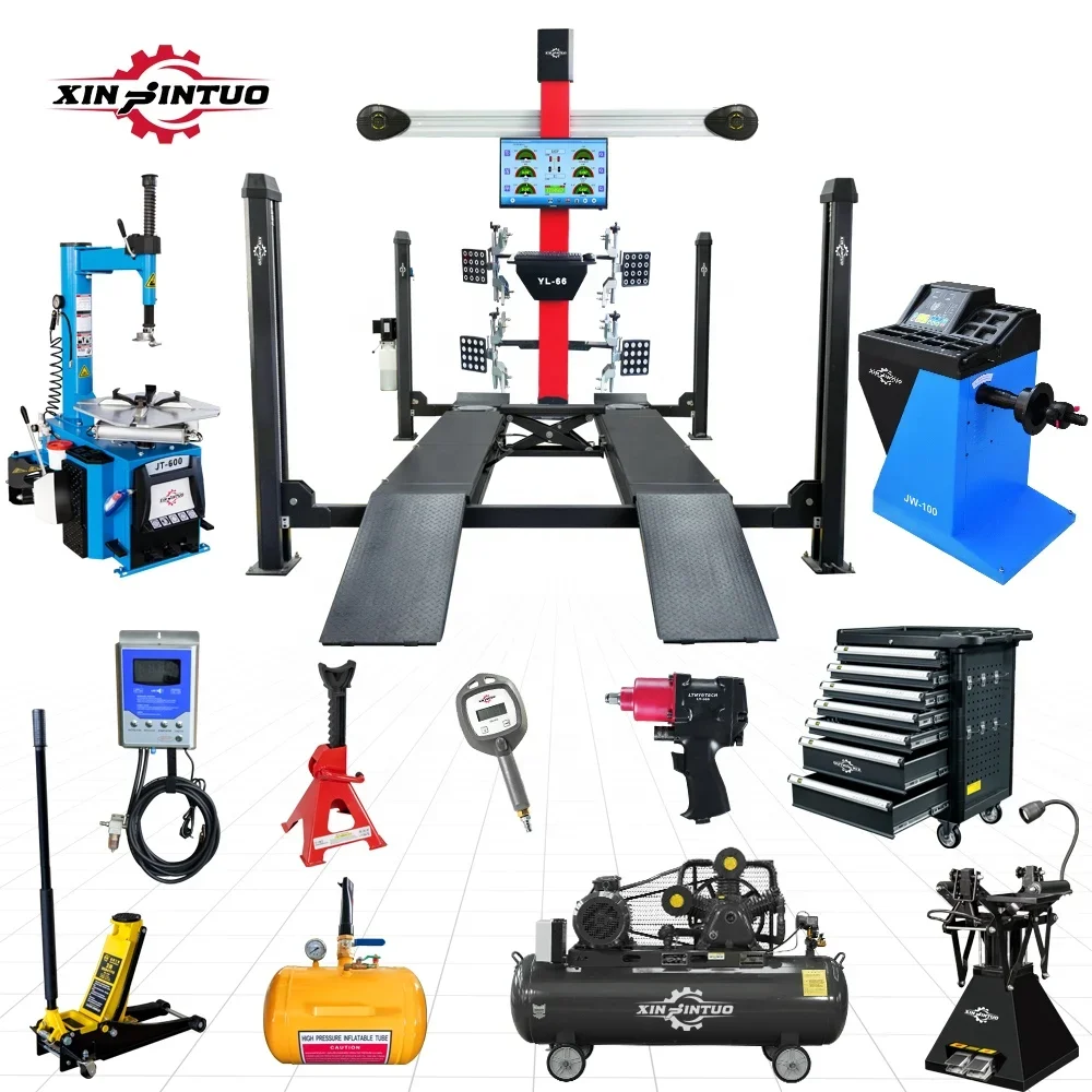 Xinjintuo Car Repair Equipment Maquinas Desmontadoras De Llantas Tire Service Package Wheel Removal Machine