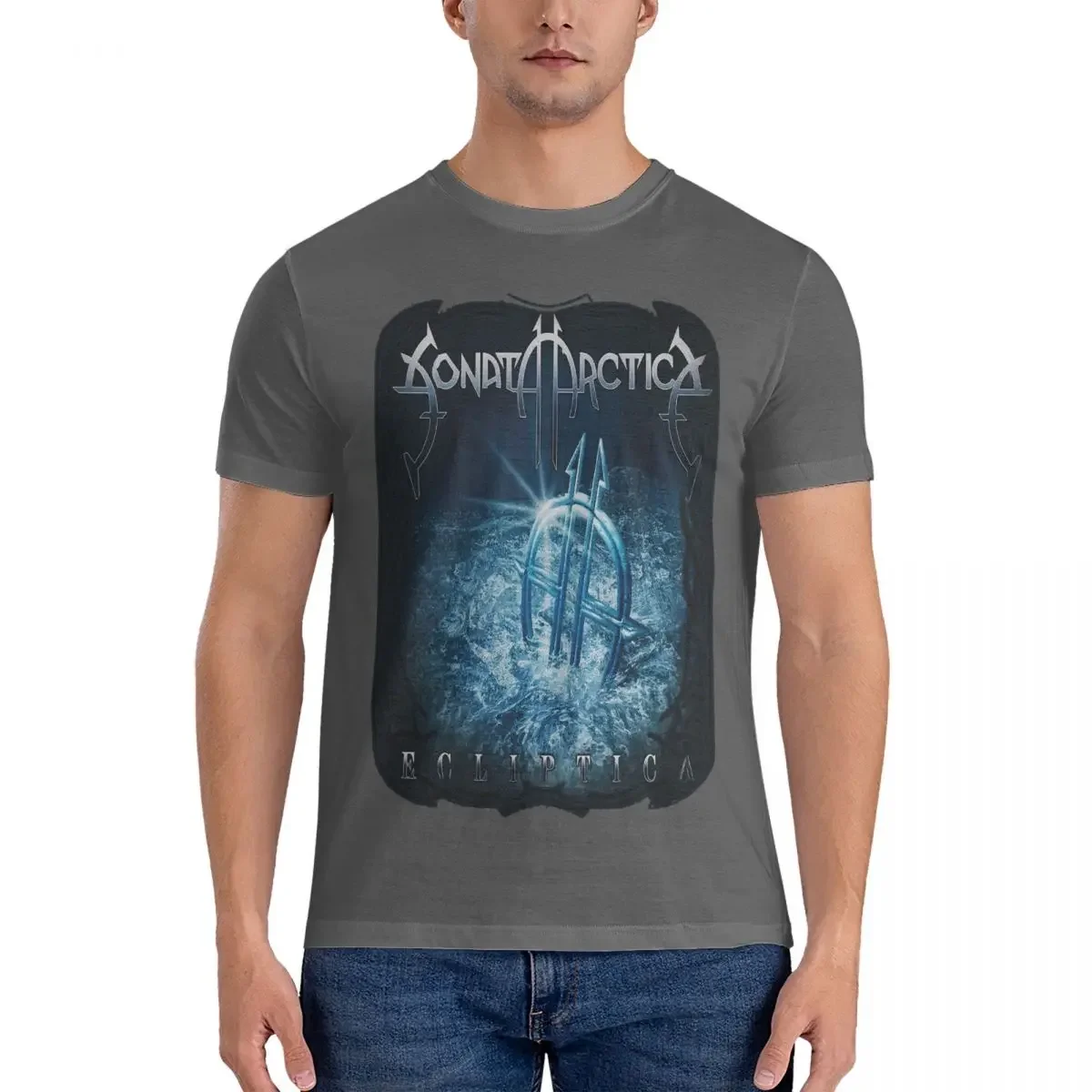 Maiden Heavy Metal Short Sleeve TeesTops Funny Sonata Arctica T-Shirts Men Crew Neck 100% Cotton T Shirt new in tops & tees2024