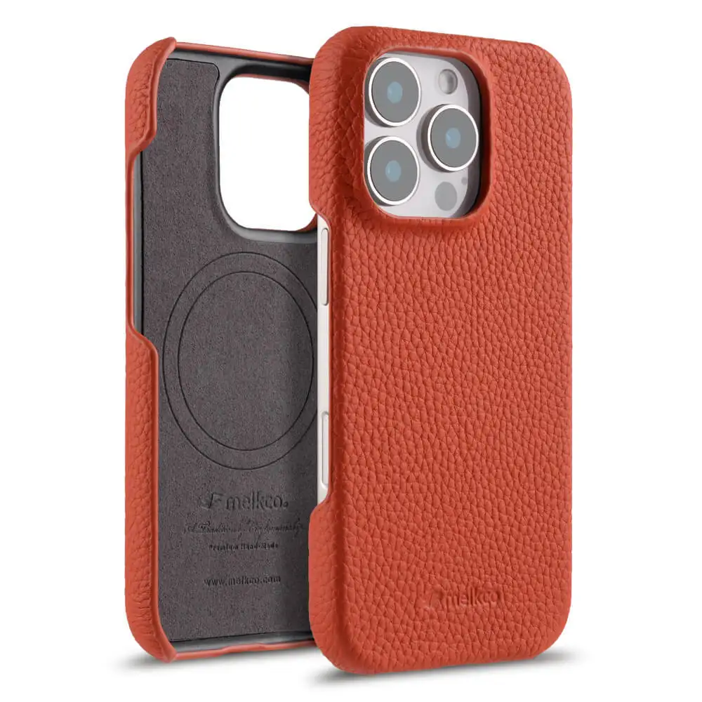 

Кожаный чехол Melkco для iPhone 16Promax 16 Plus Магнитный чехол MagSafe