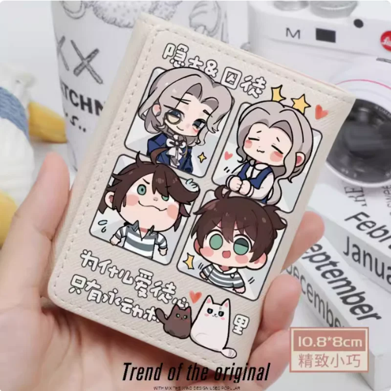 

Anime Luca Balsa Identity Ⅴ Alva Lorenz Fashion Wallet PU Purse Card Coin Hasp Money Bag Cosplay Gift B1699