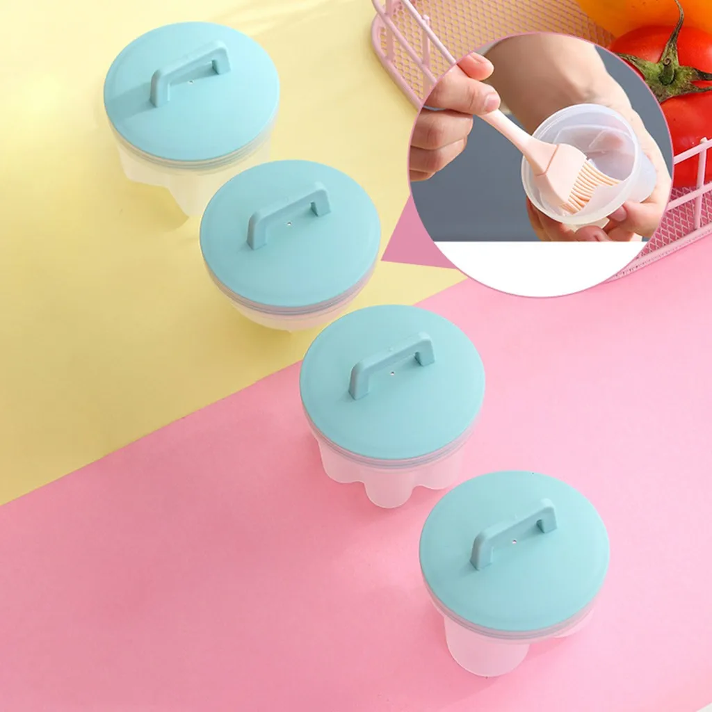 

4 Pcs/Set Cute Egg Cooker Tools With Brush Plastic Egg Boiler Poacher For Kid Baking Egg Mold Maker Kitchen Accessories OK 1341