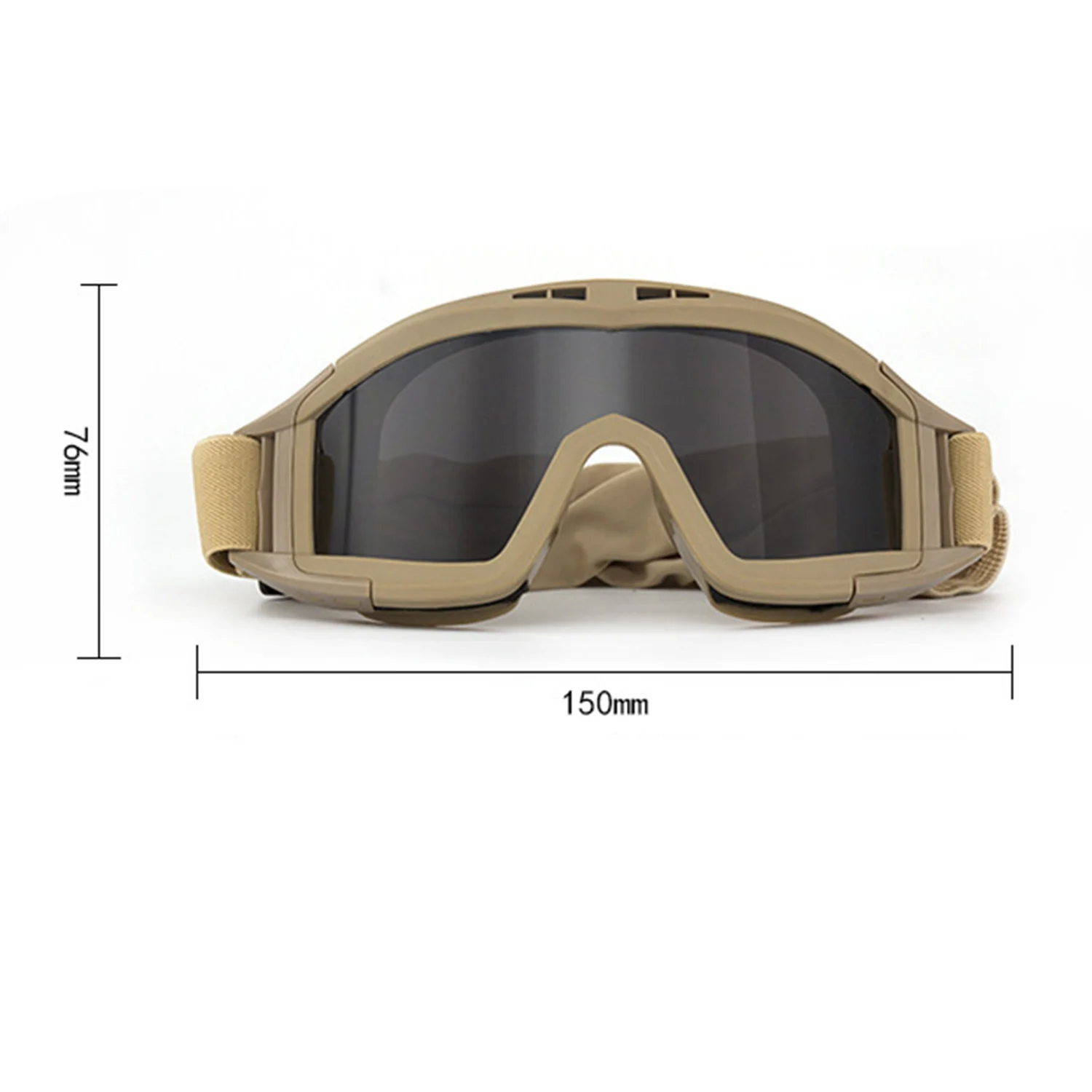 1pc Riding Glasses / Sports Glasses / Tactical Goggles / Motorcycle Windshield Goggles For Car Motorcycle Bicycle ATV