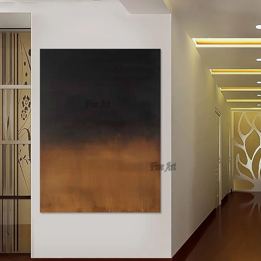 Wall Pictures For Living Room Simple Advanced Gradient Abstract Handmade Oil Painting Canvas Art Designs Decoration Home