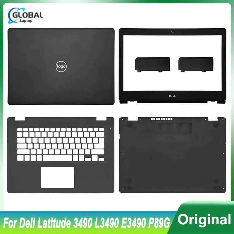 

NEW Laptop Case for Dell Latitude 3490 L3490 E3490 P89G LCD Back Cover Front Bezel Palmrest Bottom Case Top Rear Lid Upper Shell