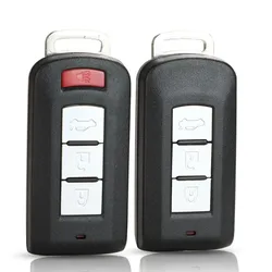 jingyuqin 3/4 B Remote Car Key Cover Shell Case For Mitsubishi Outlander 2016 Lancer 10 Pajero Sport EX ASX Colt Grandis L200