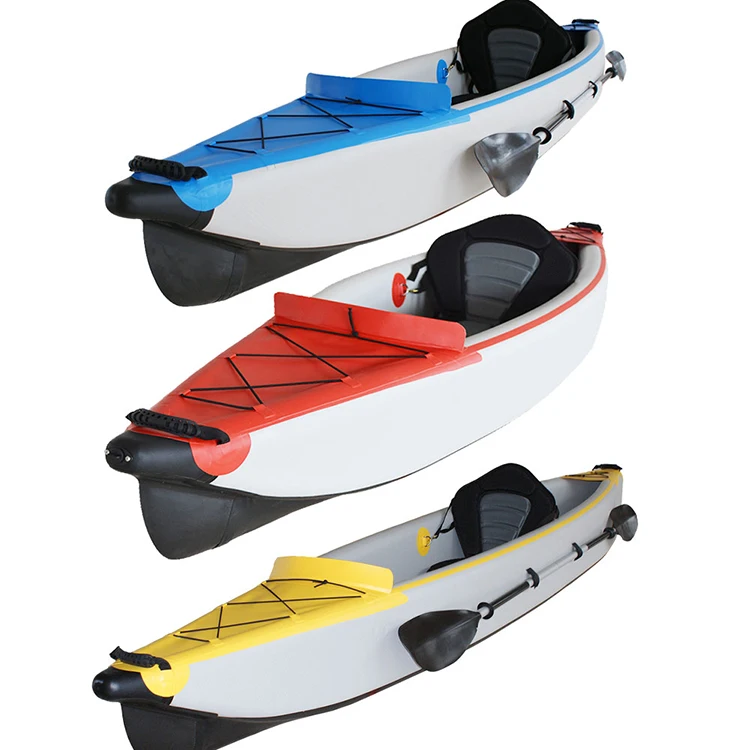 GeeTone Discount Cheap Drop Stitch Paddle 2Person Inflatable Kayak