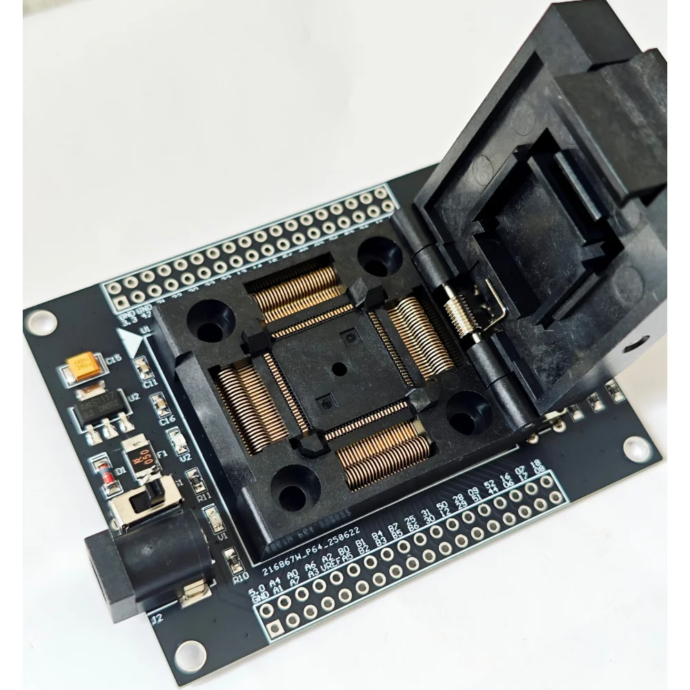 

TMS320F28069/F28062 LQFP100 IC Test Socket Burn Socket Mass Production Type Programmer