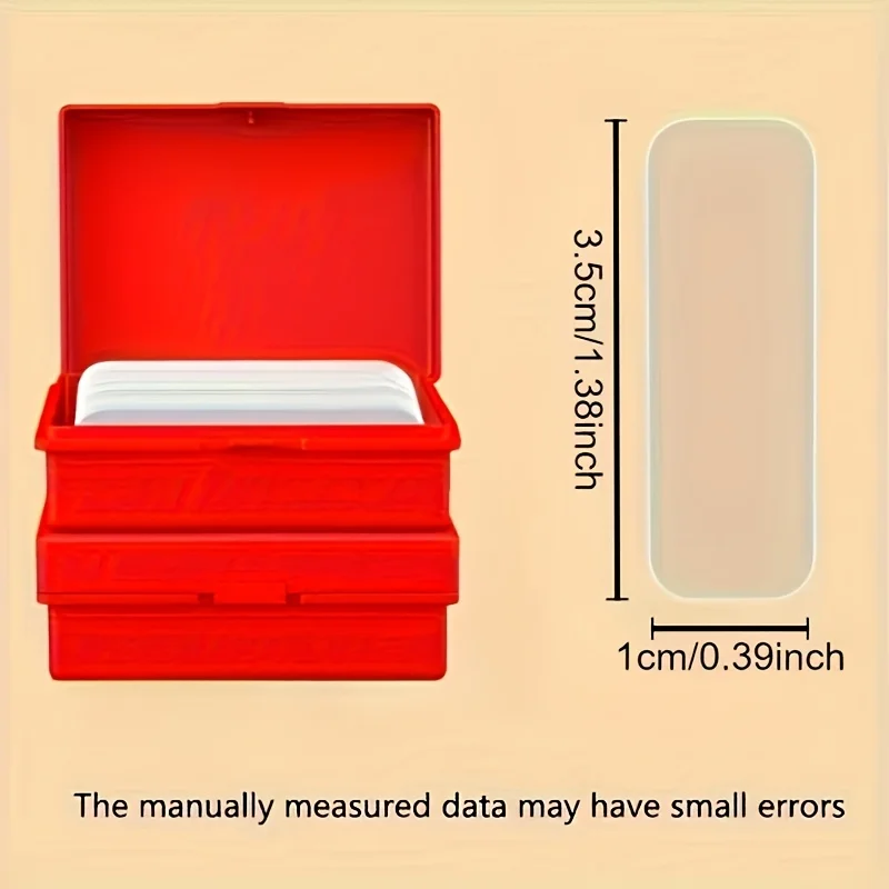 2/5/10 صناديق شريط لاصق شفاف على الوجهين مع صندوق تخزين - مقاوم للماء، قابل للإزالة، قابل لإعادة الاستخدام لتزيين المنزل