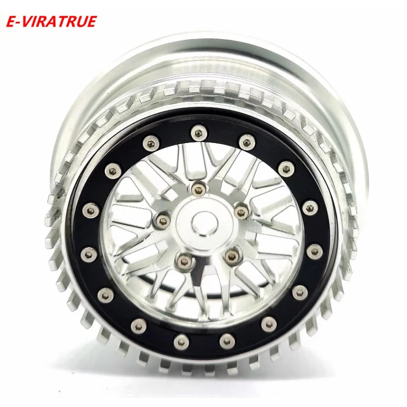 E-VIRATRUE 2.2/3.0''Alu Wheel For RZR Rey/Baja Rey/Hammer Rey U4/Losi Lasernut/Axial SCX10 1/10 1pcs